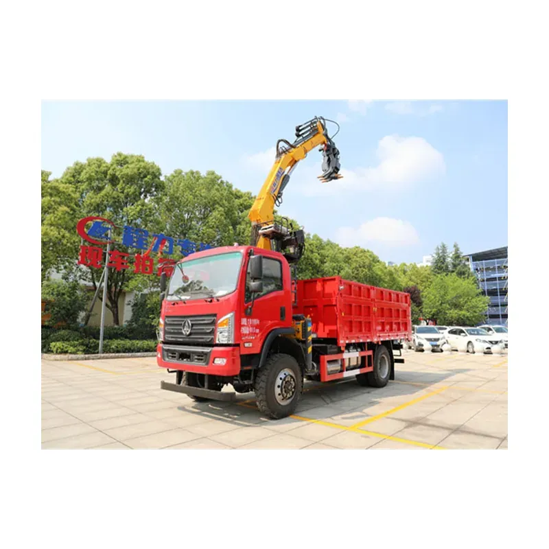Truck-Mounted Log Grab 4x4 on Aerospace Wanshan — 8.2 m Boom, Part-Time 4WD — main view