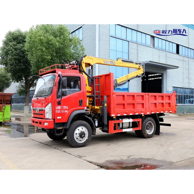 Truck-Mounted Log Grab 4x4 on Sanhuan Chuangke — 7.5 m Boom, 3+2 Twin-Ram Grab — photo 2