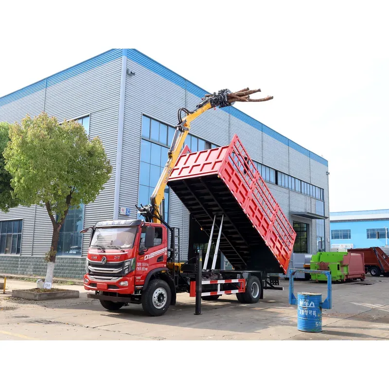 Truck-Mounted Log Grab on Dongfeng Huashen DV3 — 7.5 m Boom, 4+3 Grab — photo 6