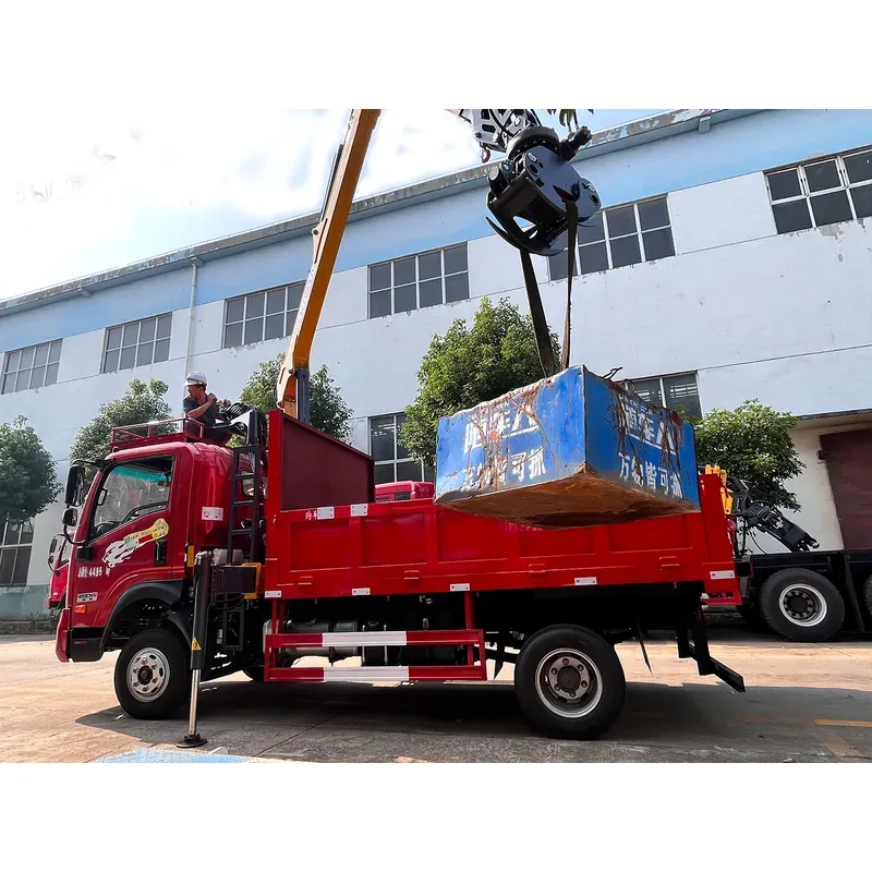 Truck-Mounted Log Grab on SINOTRUK Wangpai — 6.8 m Boom, 2+2 Rigid-Linked — photo 7