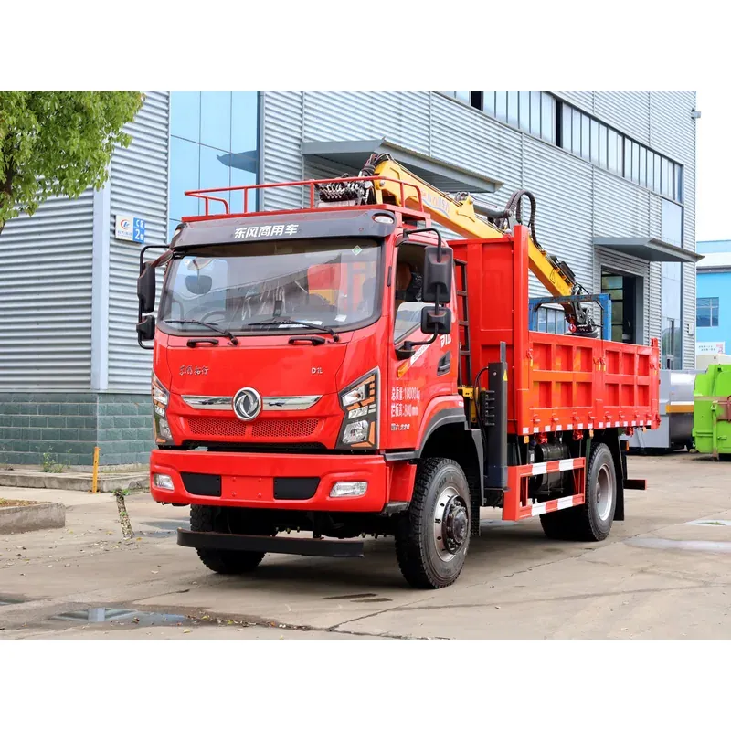Truck-Mounted Log Grab 4x4 on Dongfeng D1L — 7.5 m Boom, 3+2 Grab — main view