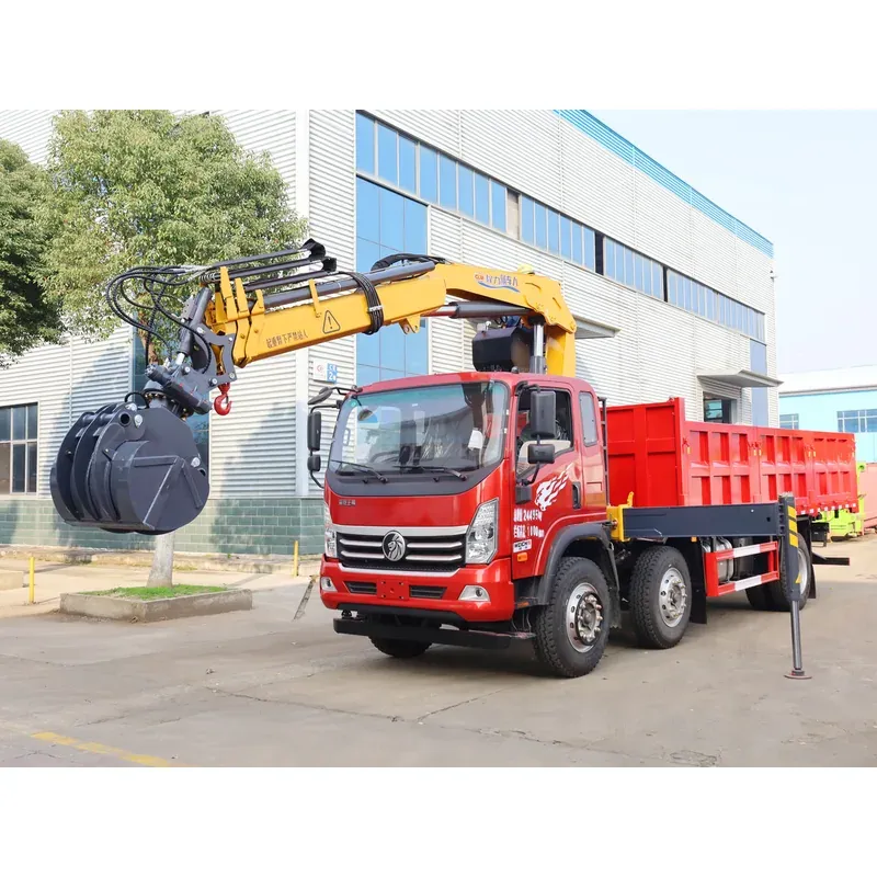 Truck-Mounted Grab on SINOTRUK Wangpai 6x2 — 6.3 t, 3+2 Clamshell Grab — photo 5