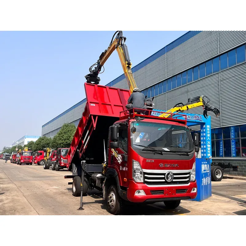 Truck-Mounted Log Grab on SINOTRUK Wangpai — 6.8 m Boom, 2+2 Rigid-Linked — photo 2