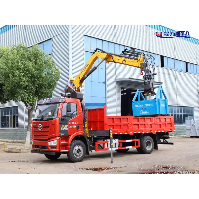 Truck-Mounted Scrap Grab on FAW — 6.3 t, 3+2 Grab — photo 4
