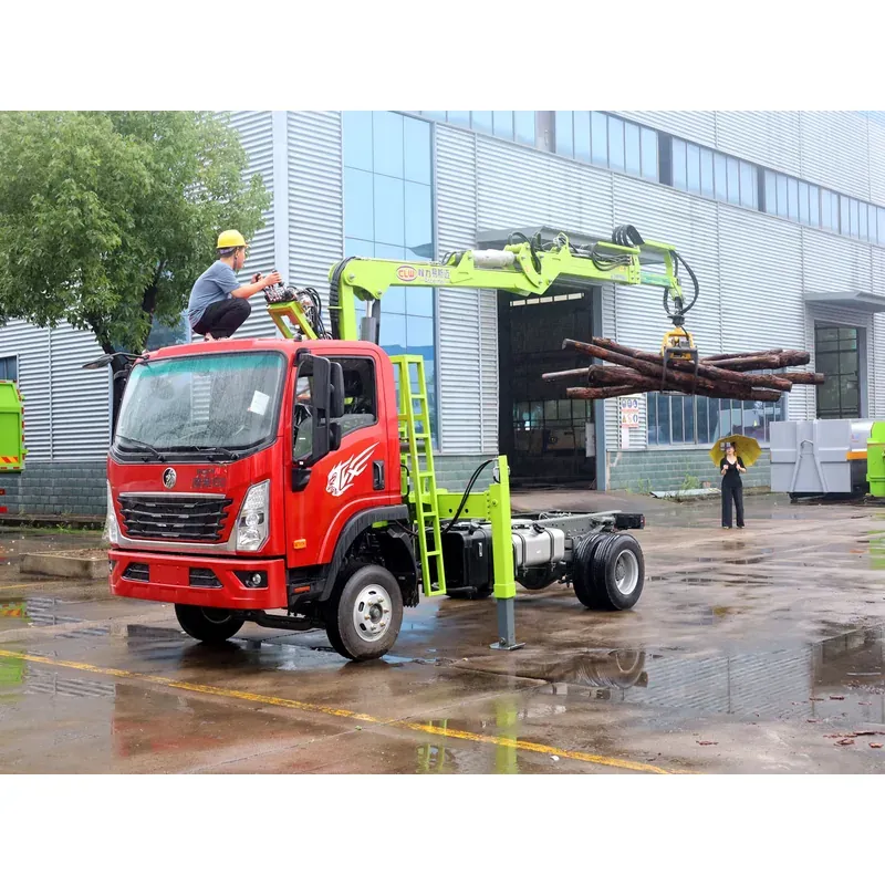 Truck-Mounted Log Grab on SINOTRUK Wangpai — 7.8 m Boom — photo 4