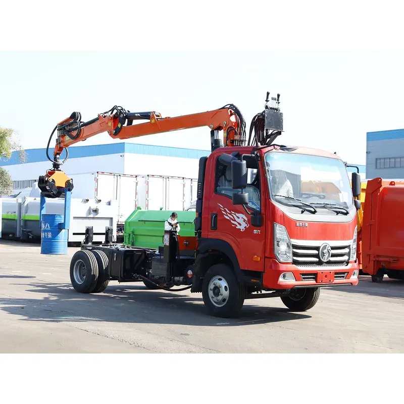 Truck-Mounted Log Grab on SINOTRUK Wangpai — 7.5 m Boom, Flat-Jaw Grab — photo 6