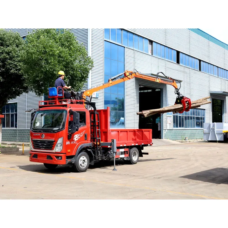 Truck-Mounted Log Grab on SINOTRUK Wangpai — 4.8 m Boom, 2+2 Flat-Jaw — photo 7