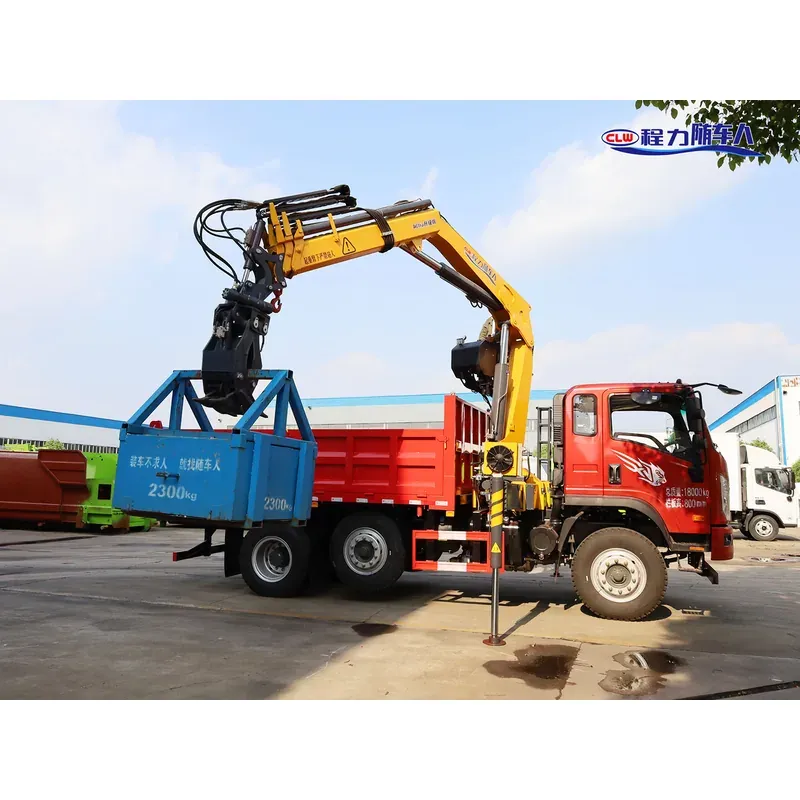Truck-Mounted Scrap Grab with Lifting Axle on SINOTRUK Wangpai — 6.3 t — photo 5