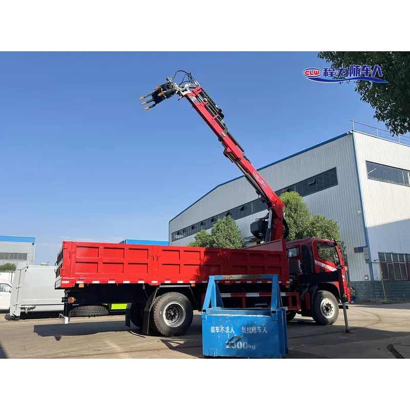 Truck-Mounted Scrap Grab on Dongfeng Huashen DV3 — 6.3 t, 3+2 Grab — photo 7