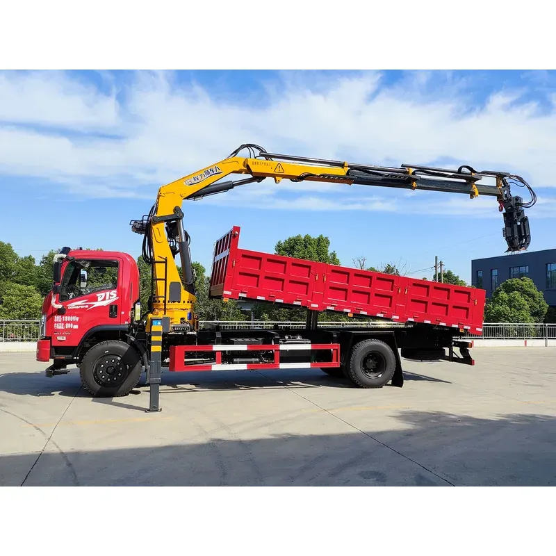Truck-Mounted Grab on Dongfeng D1S — 8 t, 9.7 m Boom, 6 m Tipping Body — main view