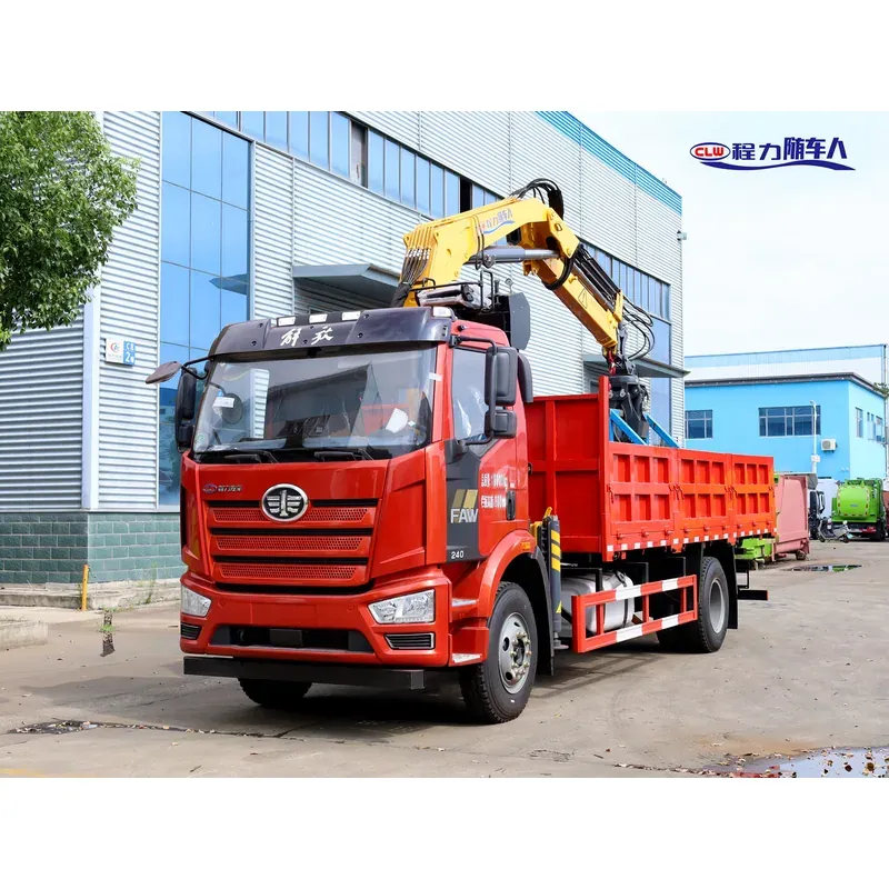 Truck-Mounted Scrap Grab on FAW — 6.3 t, 3+2 Grab — main view