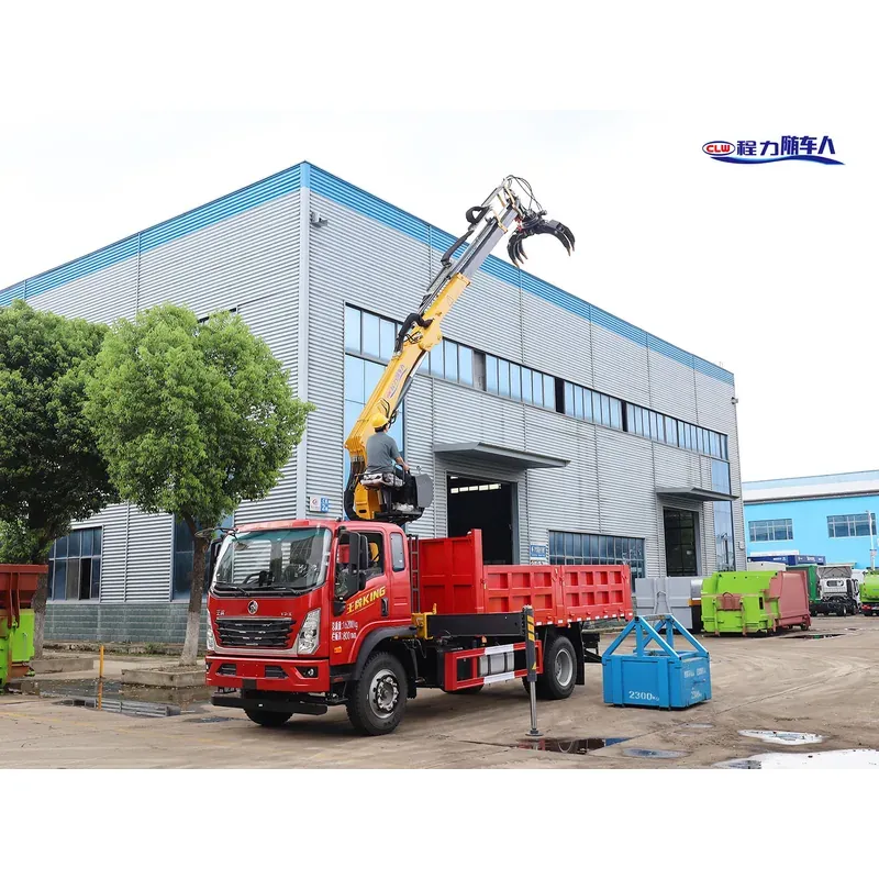 Truck-Mounted Scrap Grab on SINOTRUK Wangpai V3-X — 6.3 t, 3+2 Grab — photo 6