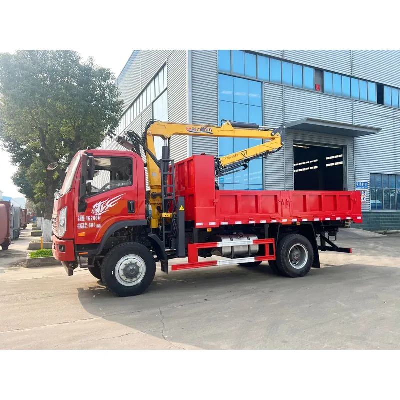 Truck-Mounted Log Grab 4x4 on SINOTRUK Wangpai — 8.1 m Boom, Soft-Linked — photo 2