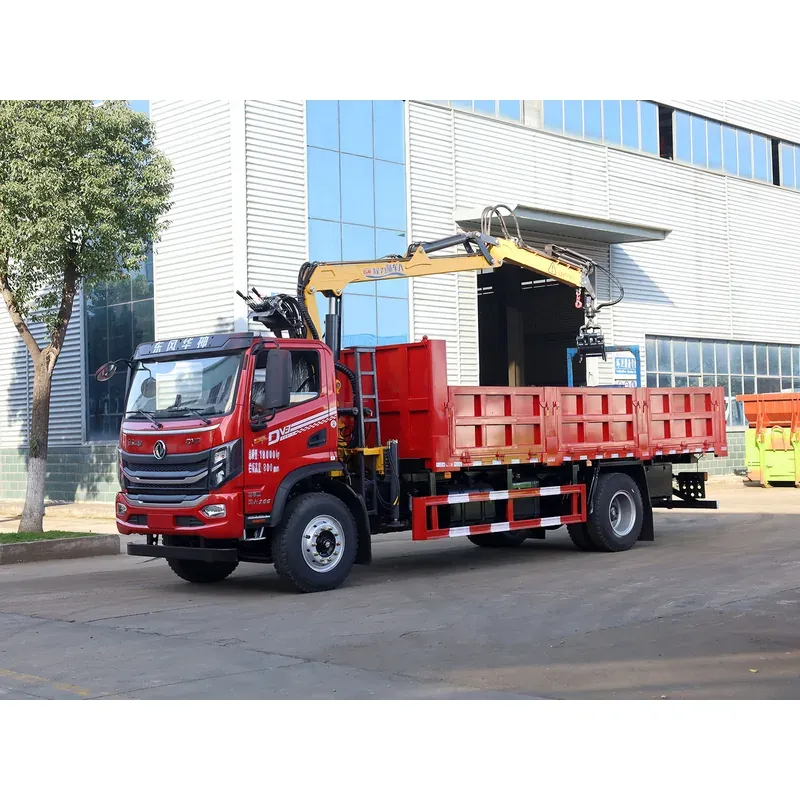Truck-Mounted Log Grab on Dongfeng Huashen DV3 — 7.8 m Boom, 2+2 Grab — photo 4