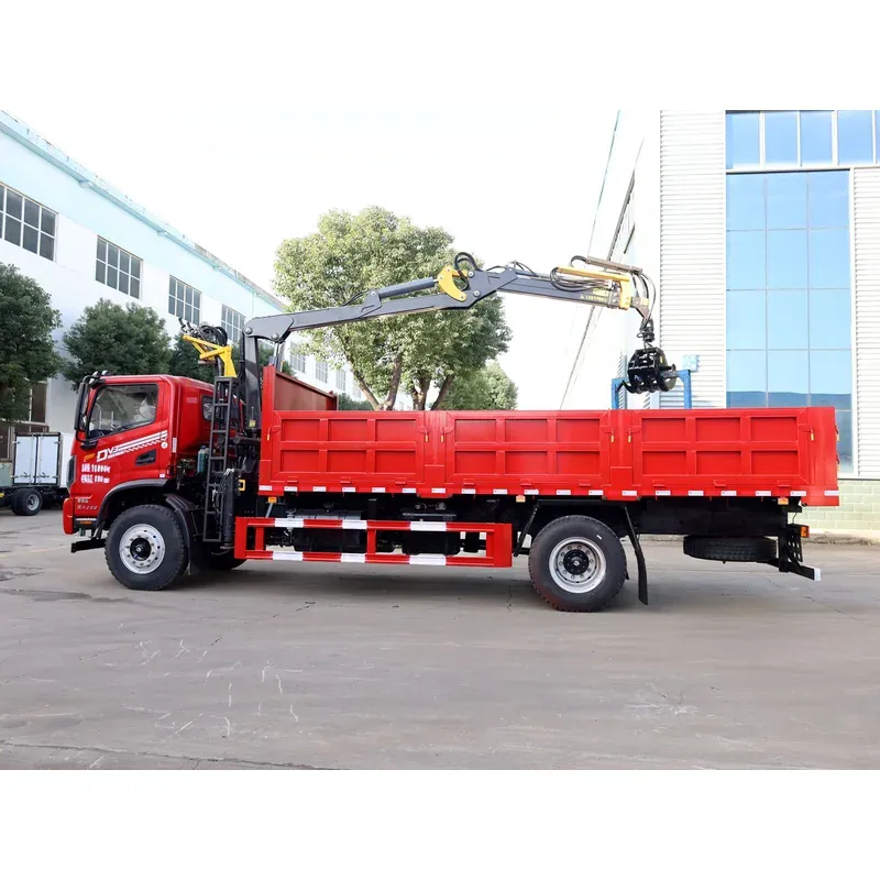 Truck-Mounted Log Grab on Dongfeng Huashen DV3 — 7.8 m Boom, 4+3 Grab — photo 4