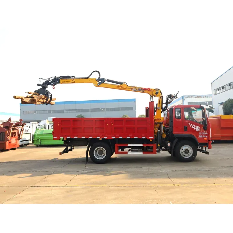 Truck-Mounted Log Grab on SINOTRUK Wangpai — 6.8 m Boom, Rigid-Linked — photo 5