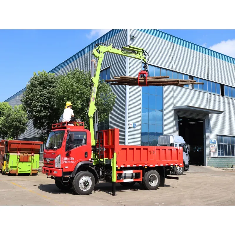 Truck-Mounted Log Grab 4x4 on Sanhuan Chuangke — 7.8 m Boom, 2+2 Flat-Jaw — photo 6