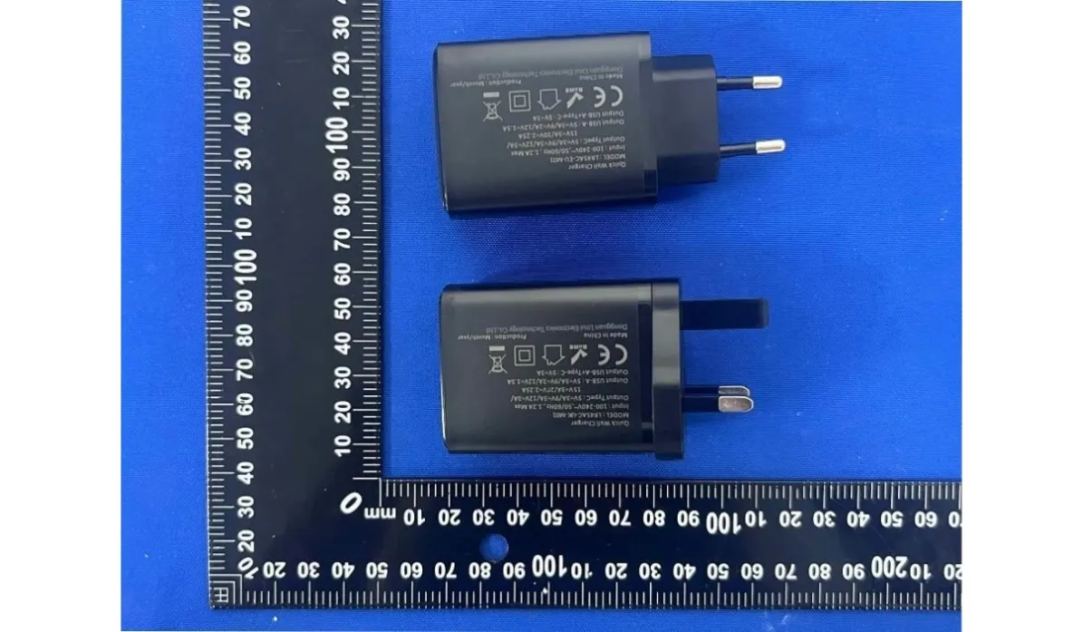 LR45AC-EU-M01 45W USB-C Charger Product Photo and Report Matching