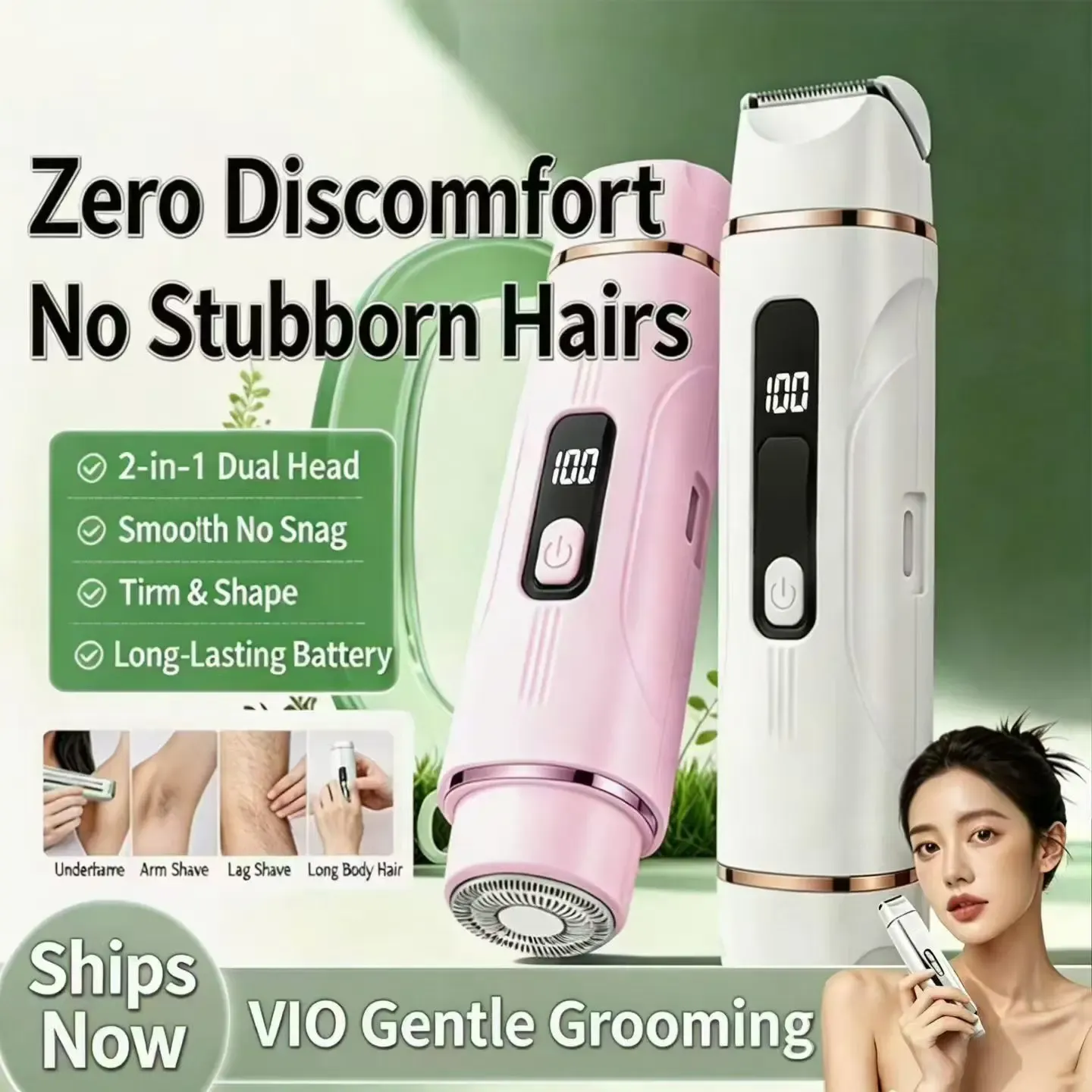Custom electric hair removal device for wholesale and private label brands