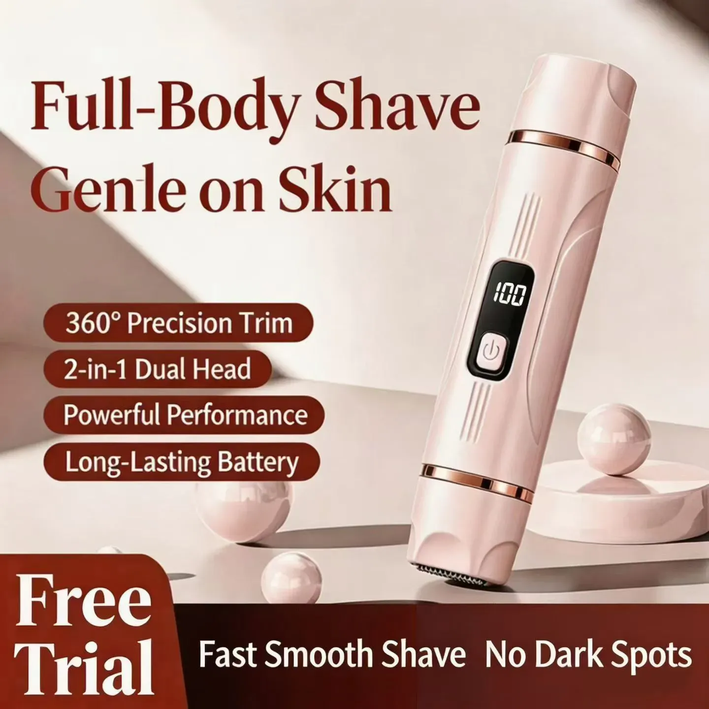 Portable electric grooming device for wholesale beauty product sourcing