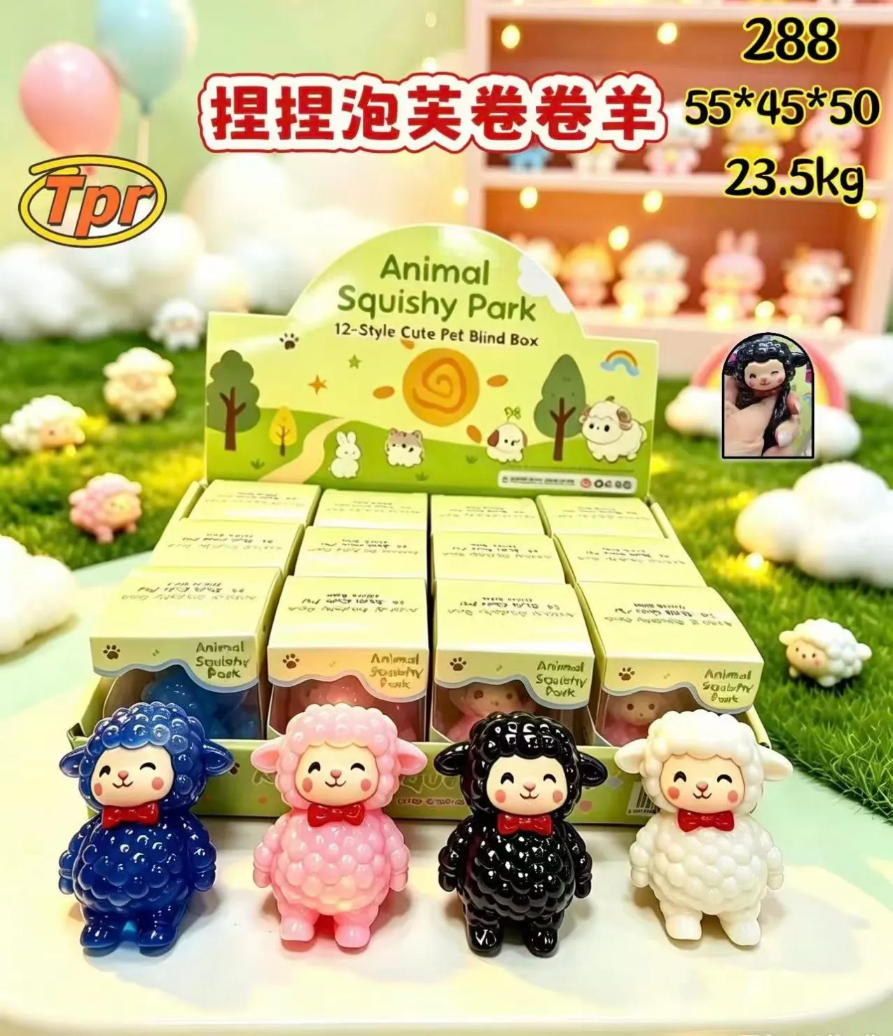 Cartoon squishy toys with custom shapes and colors for wholesale buyers