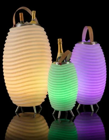 Portable LED Bucket Bluetooth Speaker