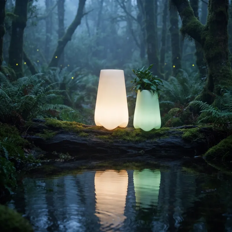 waterproof solar  led vase lighting