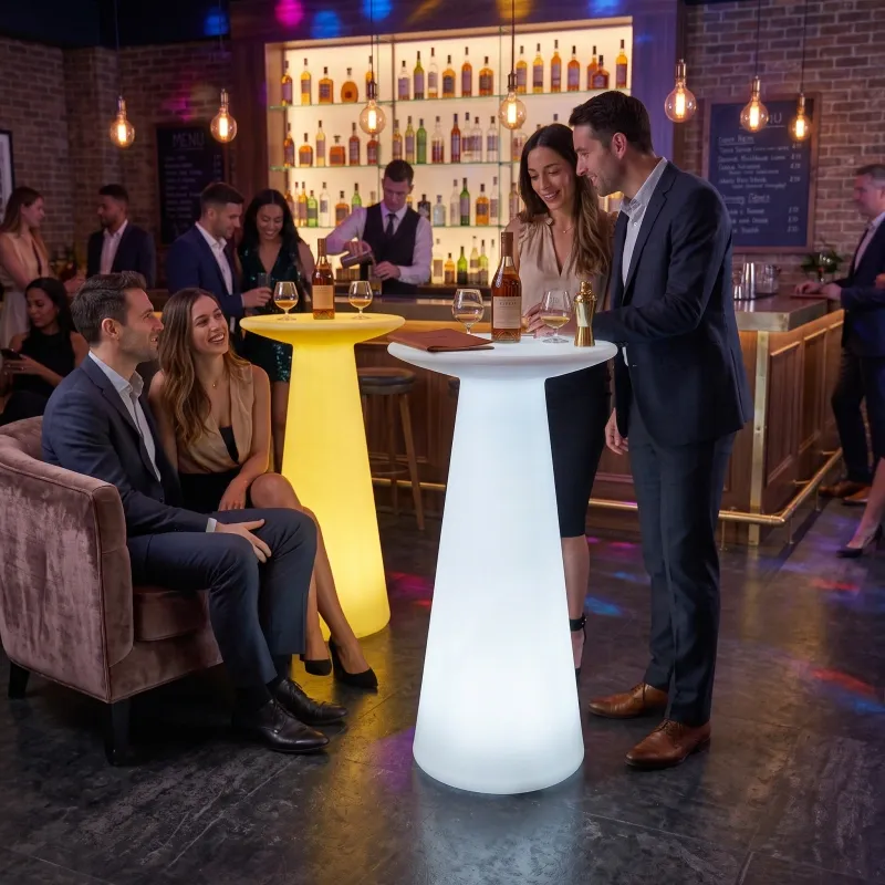 Illuminated LED Furniture Table
