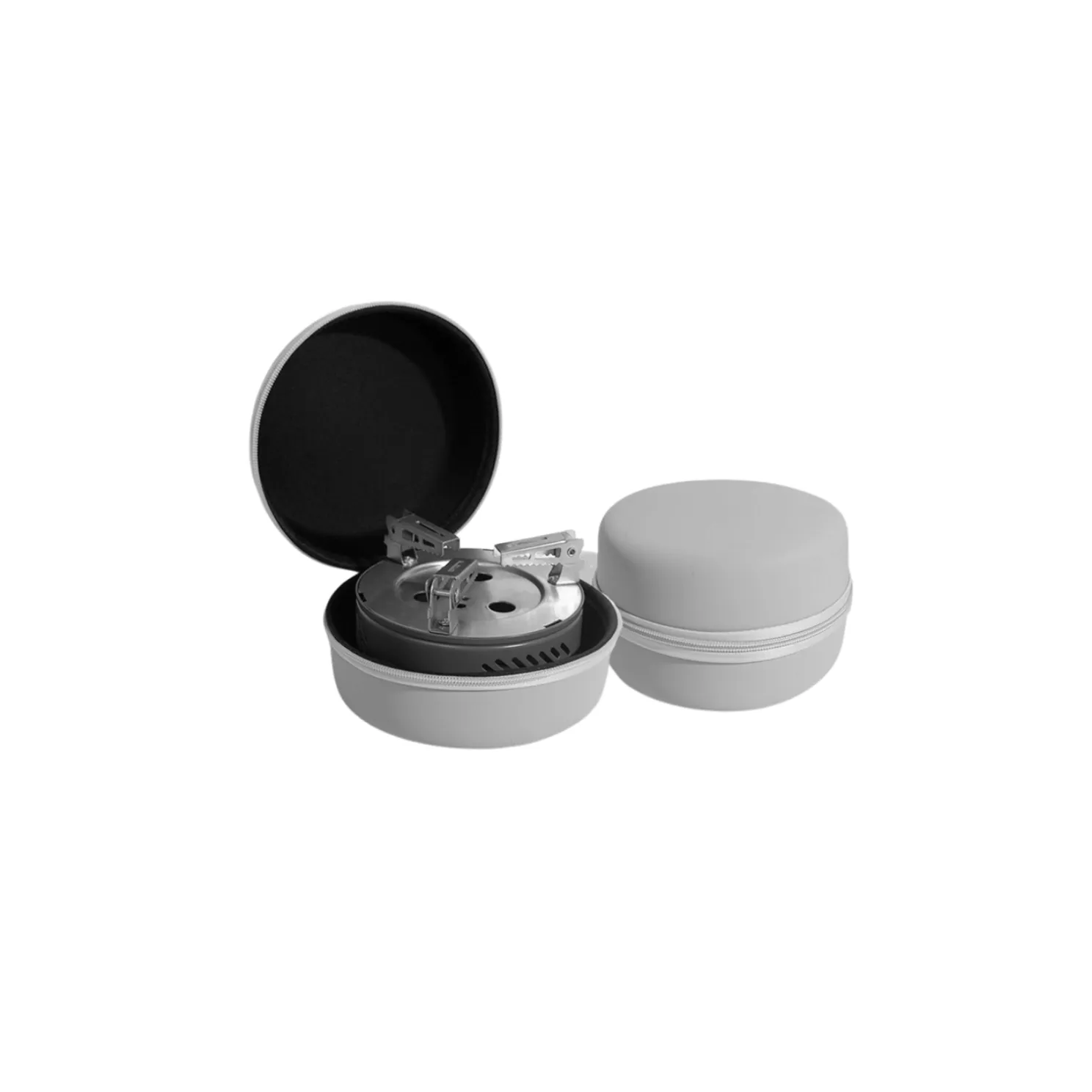 Round EVA Carrying Case for Compact Camping Stoves & Burners