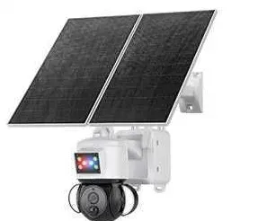 ST-S528M-20W 24/7 recording red-blue alarm 20W solar camera