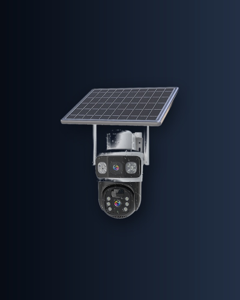 Solar powered PTZ camera
