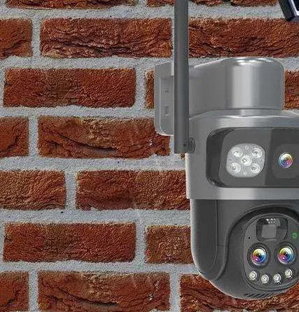 EXF-QS12-V3LM2 solar multi-lens 10x zoom camera with V380 app
