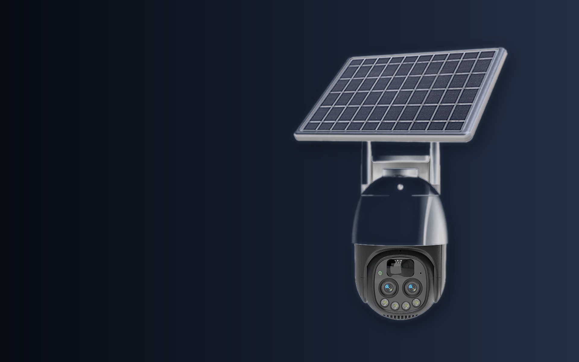 KeenCamPro solar PTZ camera with 10x zoom lens