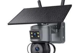 ST-538-AOV AOV+PIR solar camera with smart floodlight 6MP