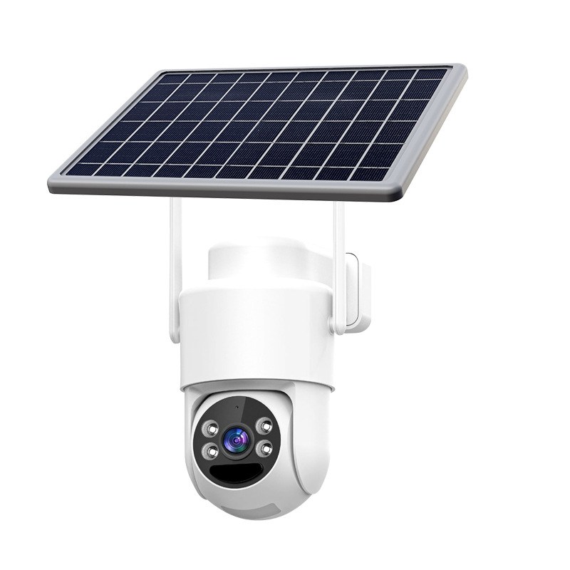 EXF-QS4-B4 single-lens solar PTZ camera with 4MM 120 degree lens and solar panel