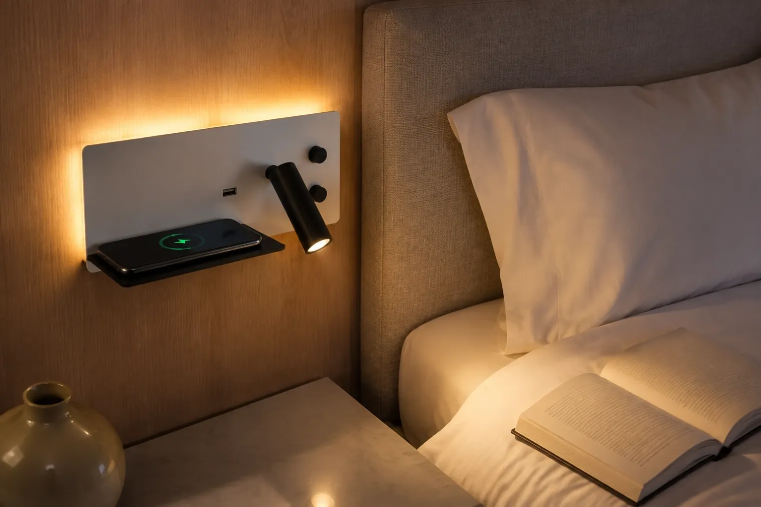 hotel-bedside-reading-light-wireless-charger-a08b