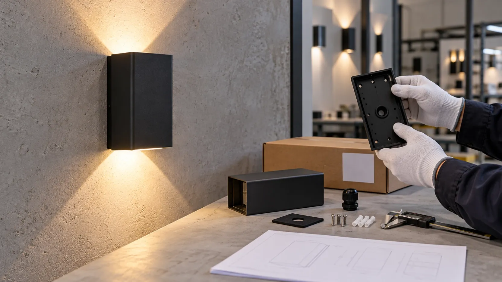outdoor-led-wall-light-sample-approval-checklist