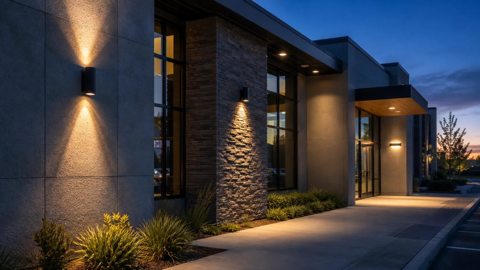 choose-outdoor-led-wall-lights-commercial-buildings