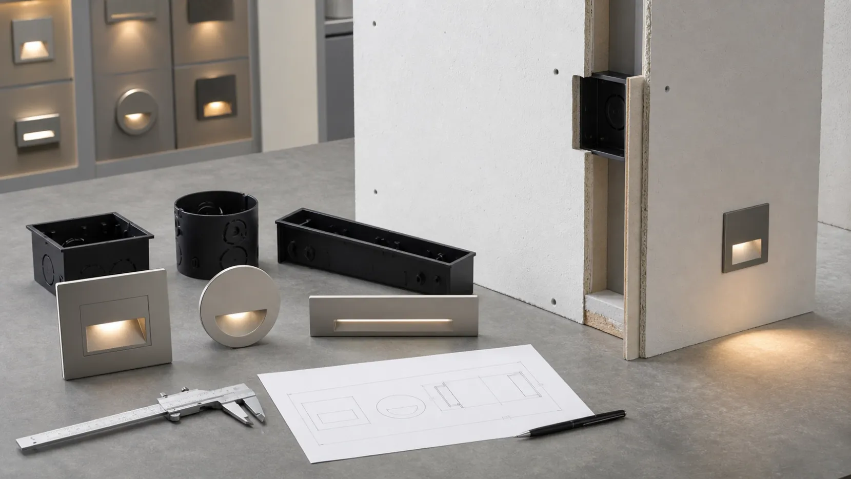 wholesalers-match-led-step-lights-wall-boxes