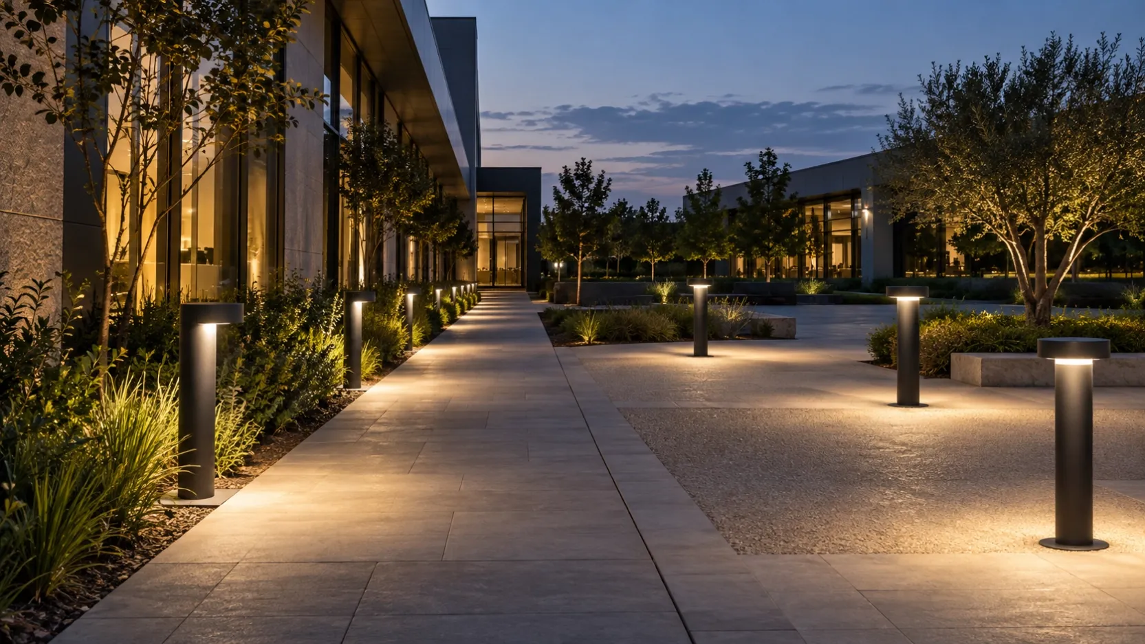 270-vs-360-led-bollard-lights-commercial-landscape