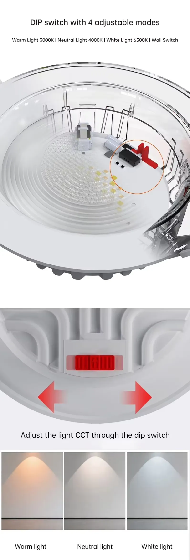 CCT LED Downlight