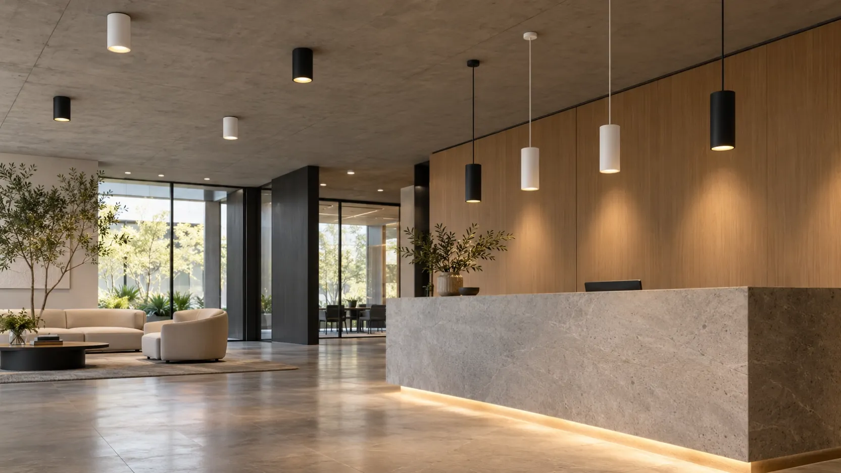 surface-mounted-or-pendant-cob-downlights-commercial-projects