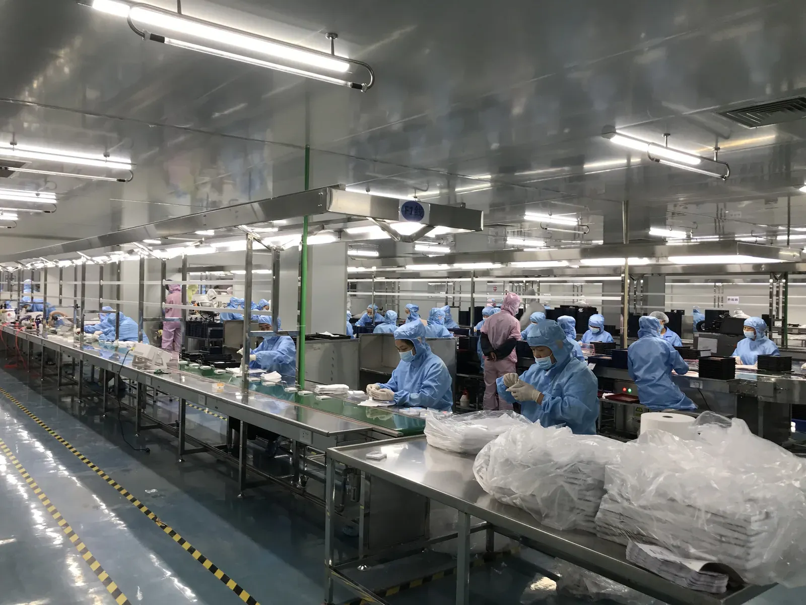 Factory - production hall overview