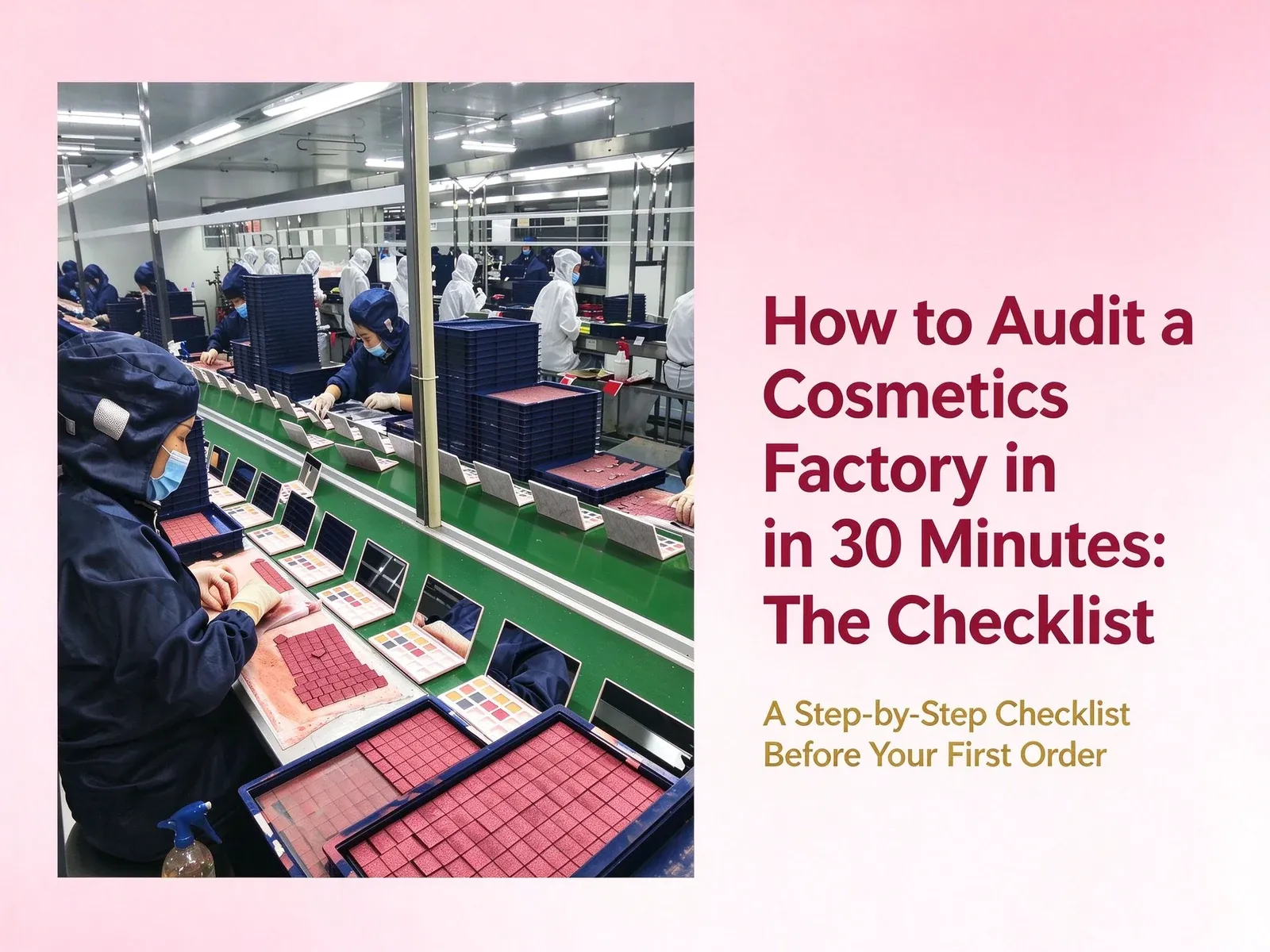 Cover: How to audit a cosmetics factory in 30 minutes