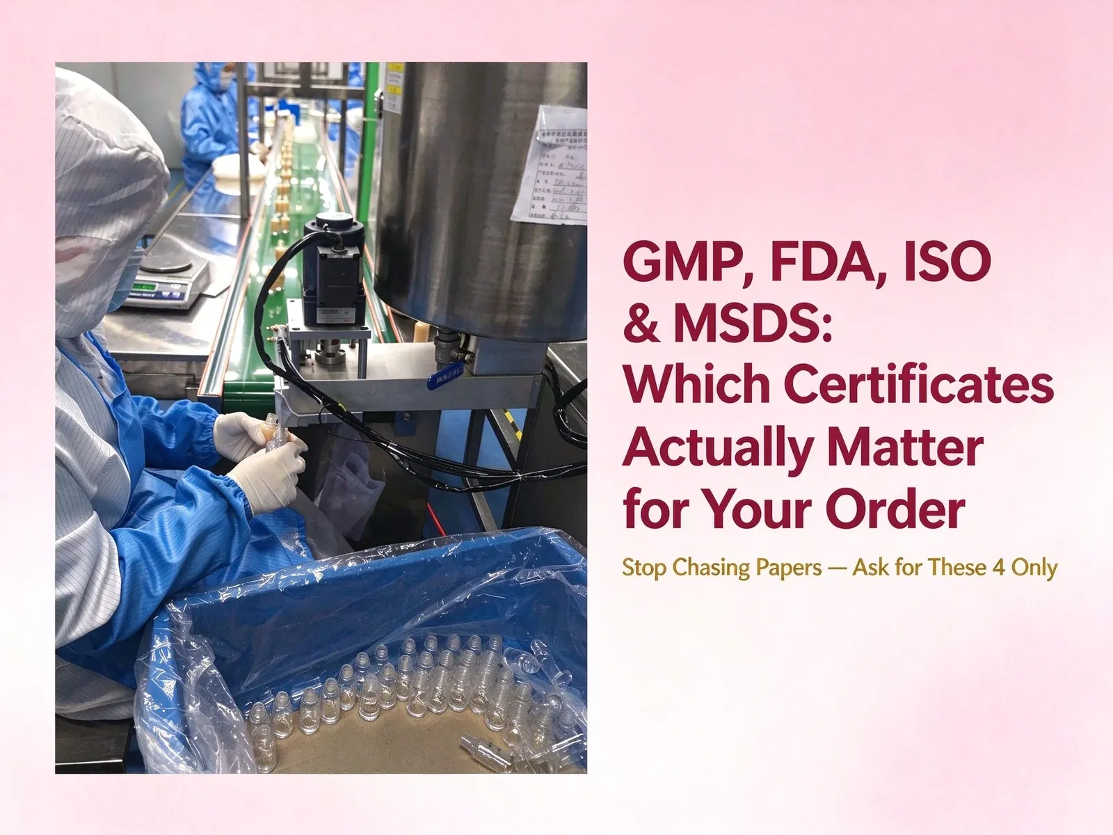 Cover: which certificates actually matter for your order