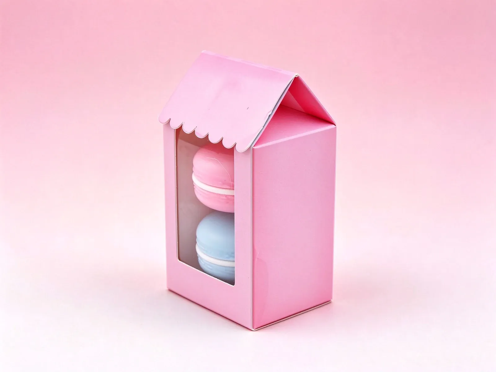 Packaging - house shaped window box