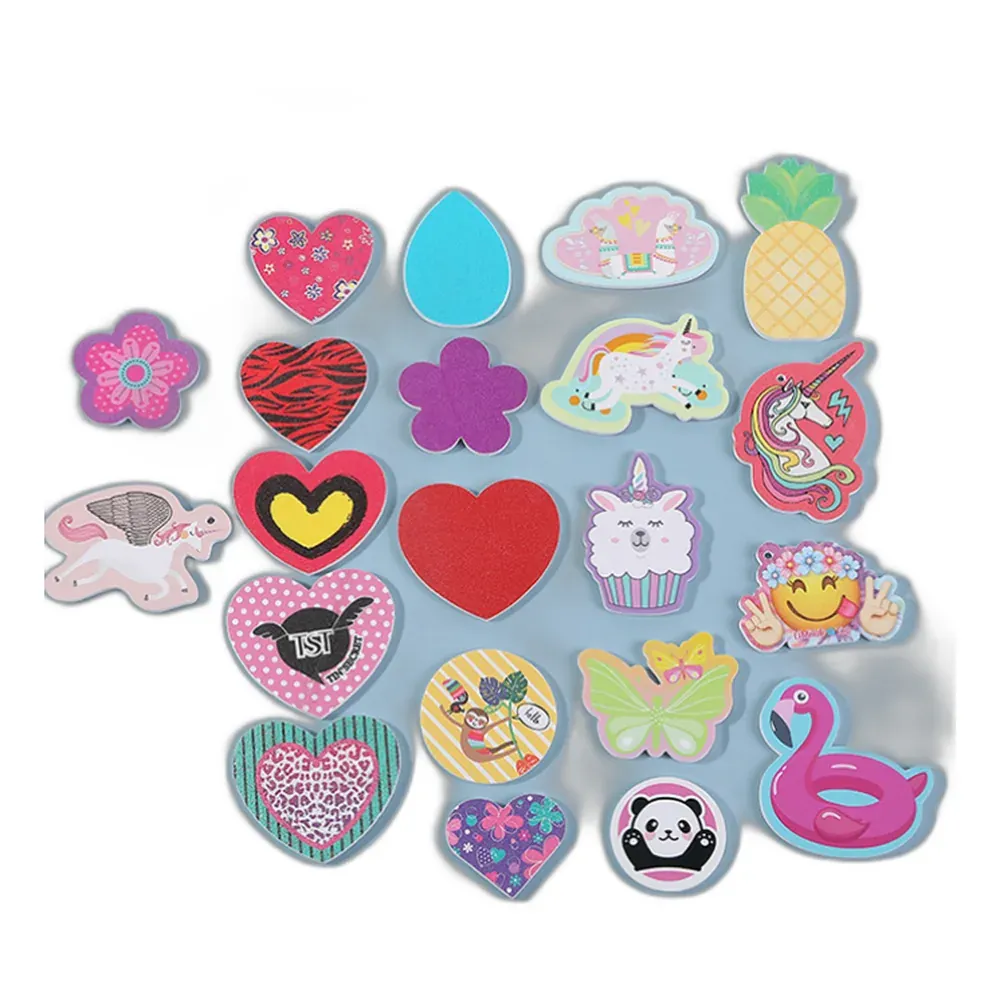 Assortment of character shaped emery boards in mixed colors and prints