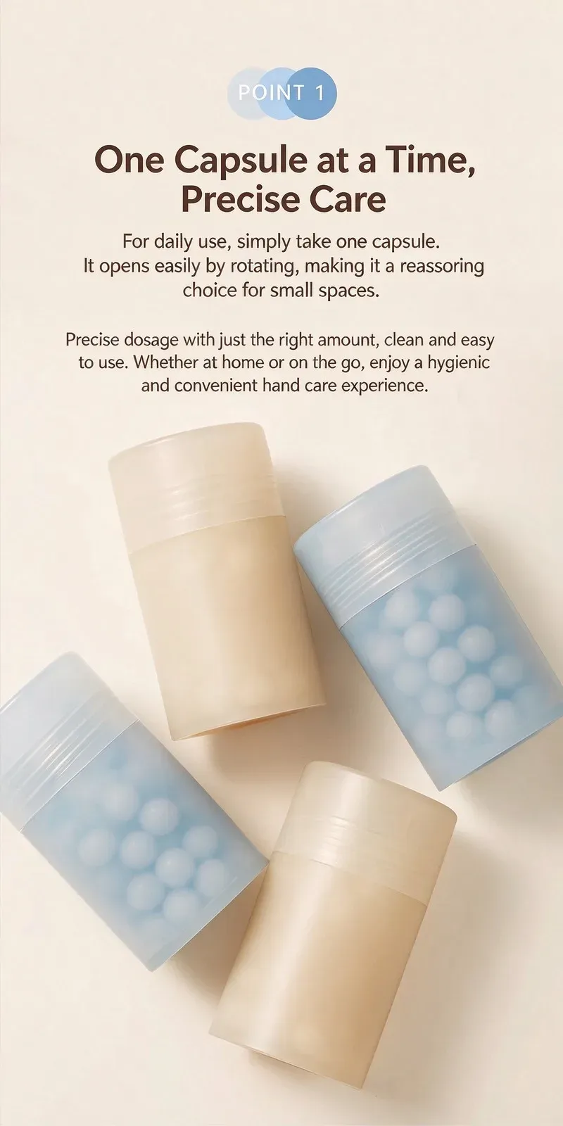 One capsule at a time: precise-dose canister diagram