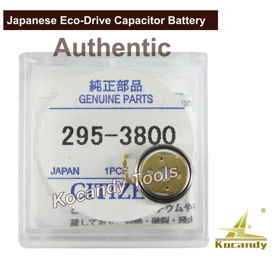 Sealed Citizen 295-3800 eco-drive capacitor battery in authentic blister pack