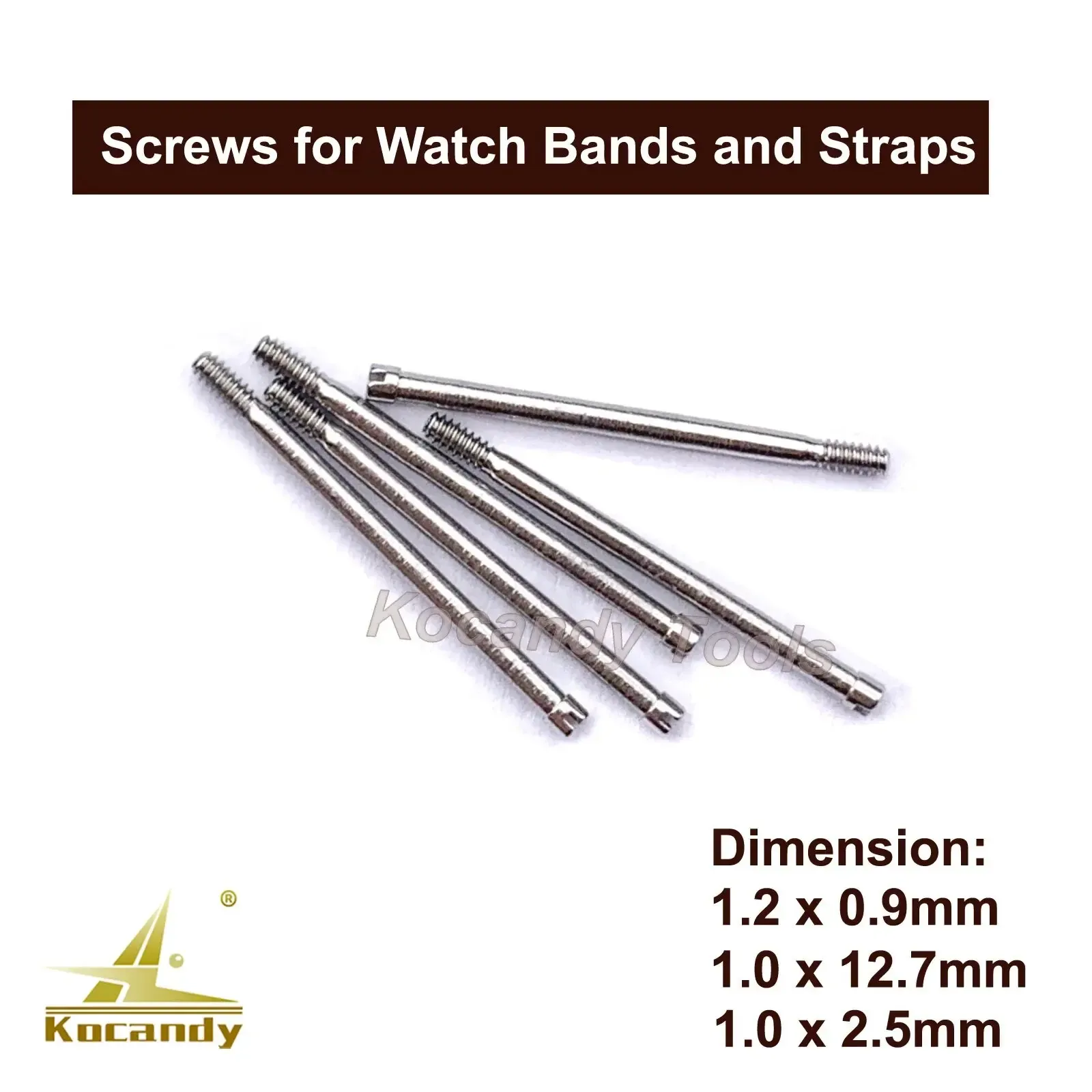 Metal tube rods with dimensions 1.2 x 2.0mm, 1.0 x 1.2 x 12.7mm, 1.0 x 2.5mm